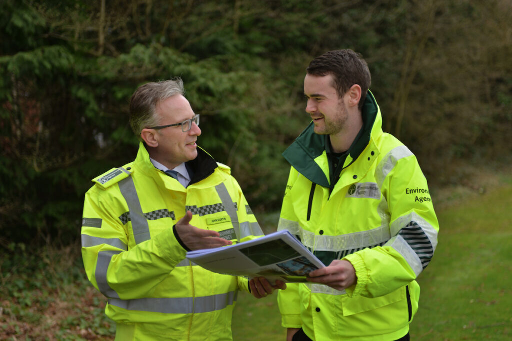 John Curtin with ops staff