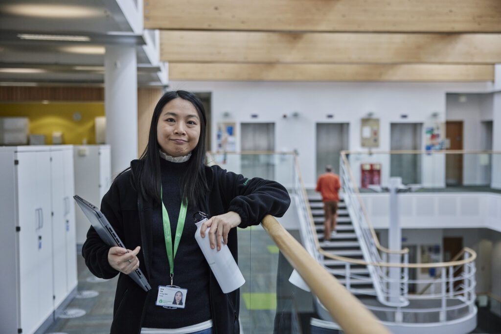 Environment Agency employee working virtually online