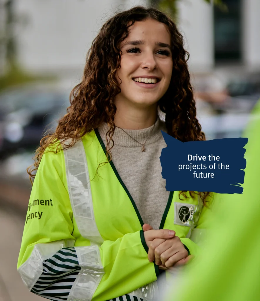 Girl in curly hair talking and smiling