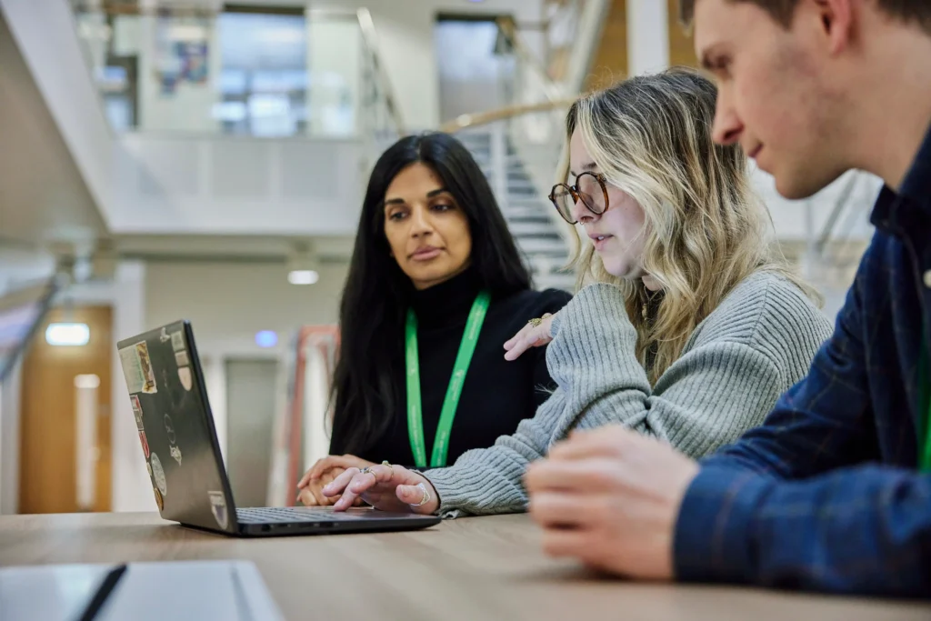 Group of people discussing